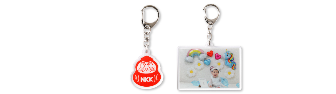 アクリルキーホルダー（片面印刷）