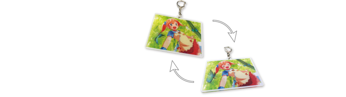 レンチキュラーアクキー