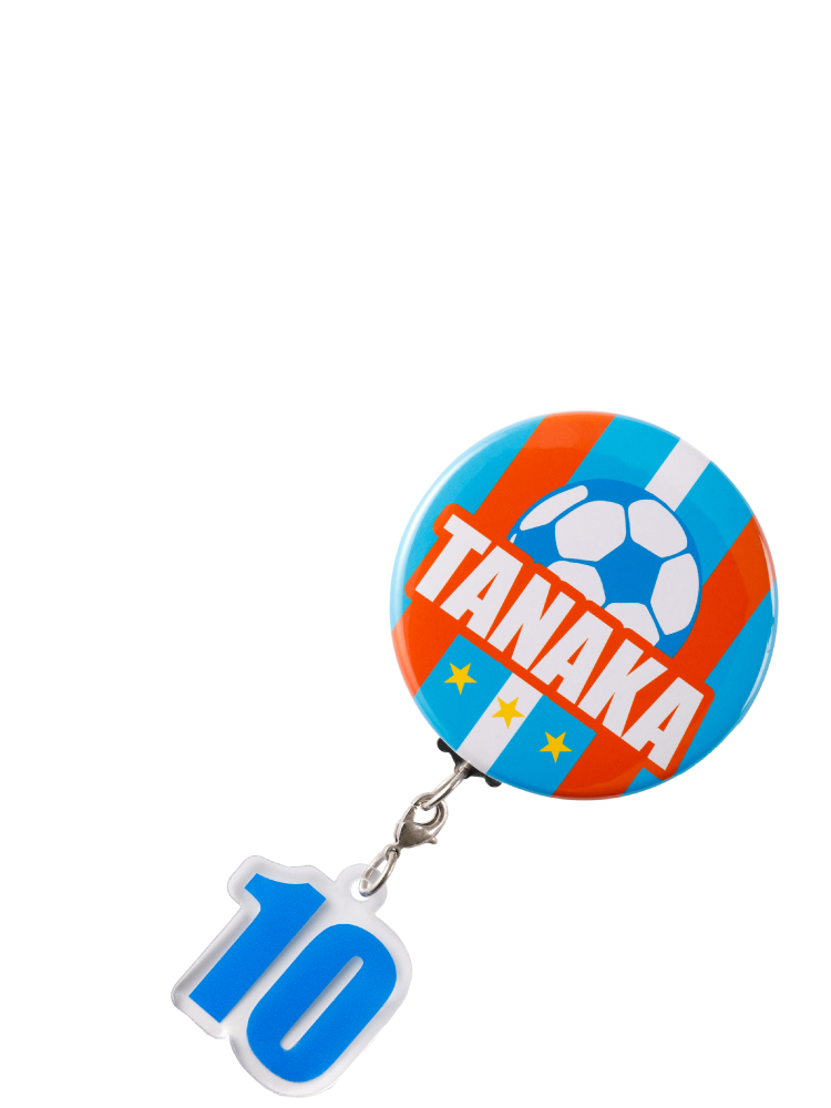 連結アクキー缶バッジ（片面印刷）