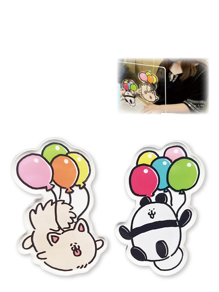 アクリルステッカー（ピタりる）